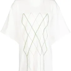 Футболка оверсайз с вышивкой