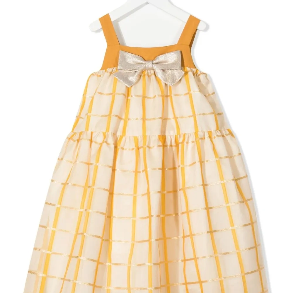 Клетчатое платье без рукавов