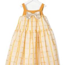 Клетчатое платье без рукавов