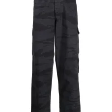 Брюки карго с камуфляжным принтом