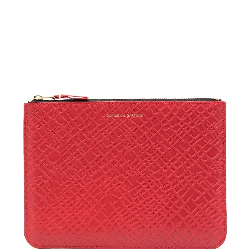 Кошелек с тисненым логотипом