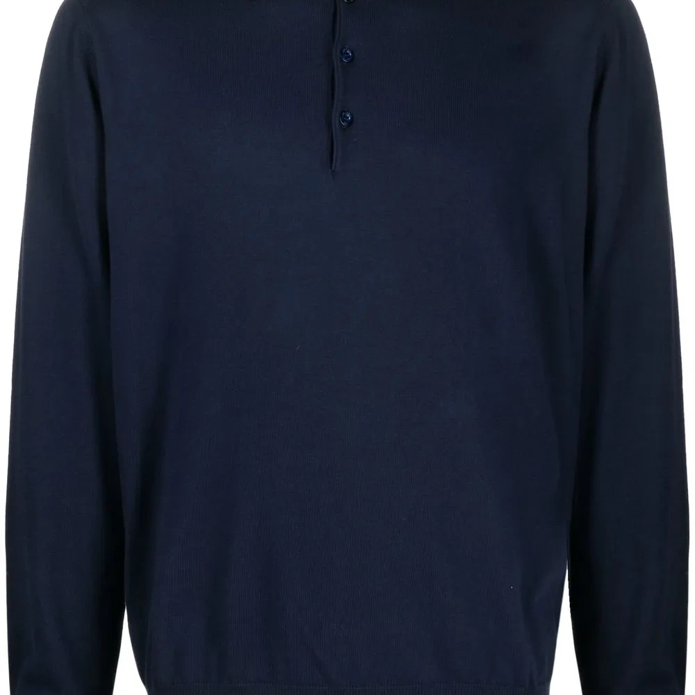 Джемпер с воротником поло