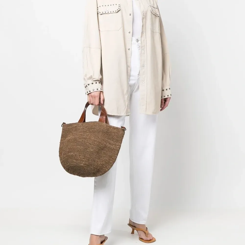 Плетеная сумка-тоут