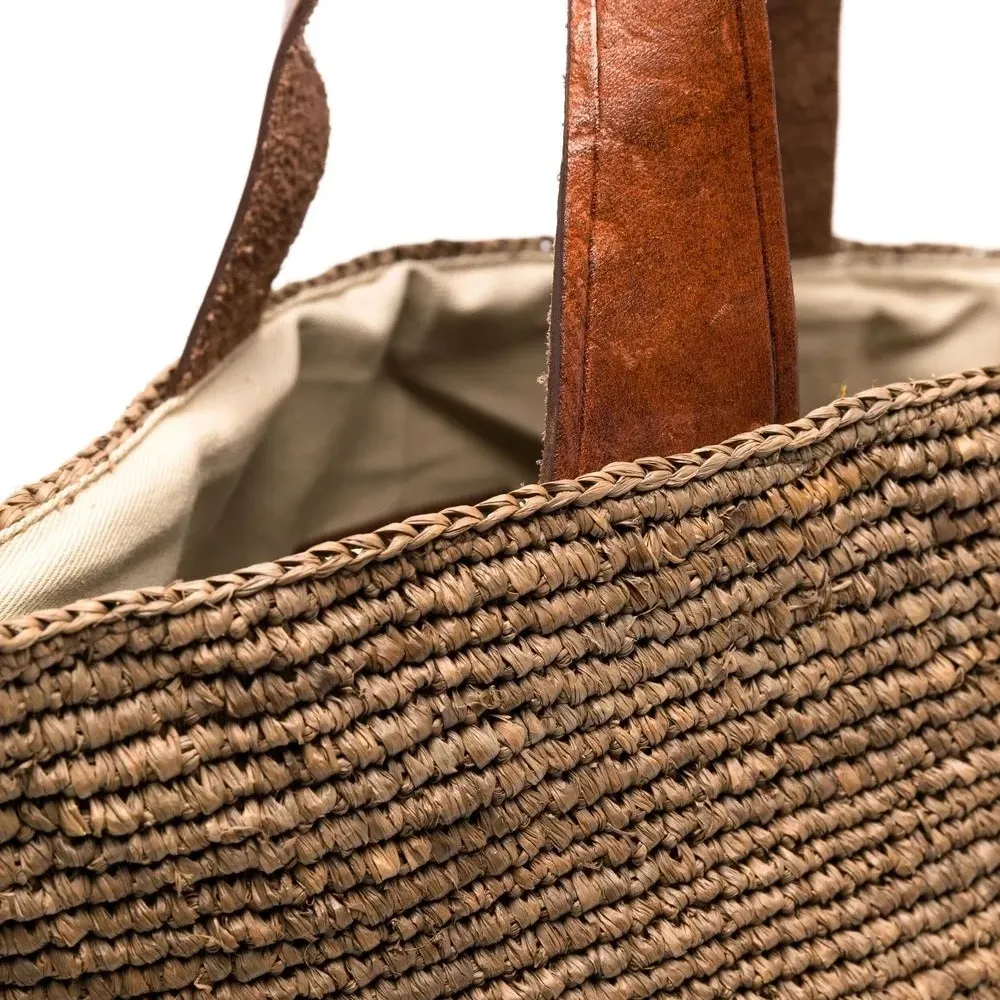 Плетеная сумка-тоут