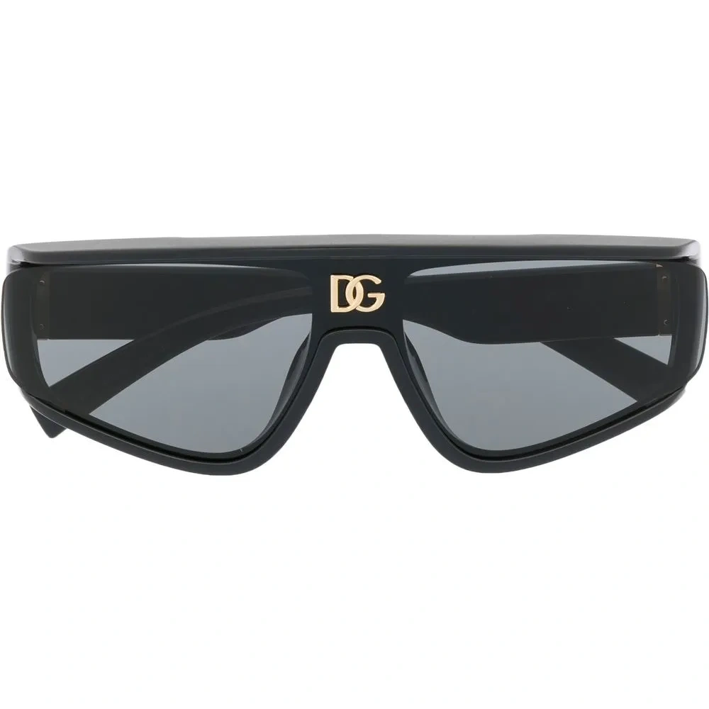 Солнцезащитные очки в квадратной оправе с логотипом