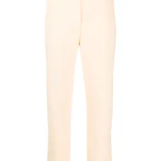 Брюки строгого кроя с завышенной талией