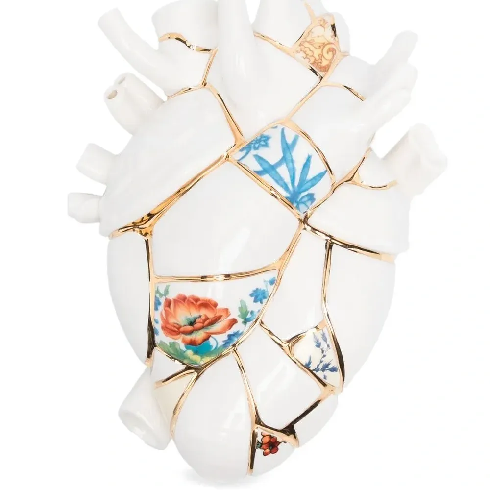 Фарфоровое сердце Love In Bloom из коллаборации с Marcantonio Raimondi Malerba