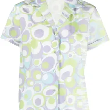 Рубашка с графичным принтом