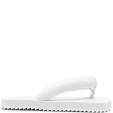 Шлепанцы с дутыми ремешками