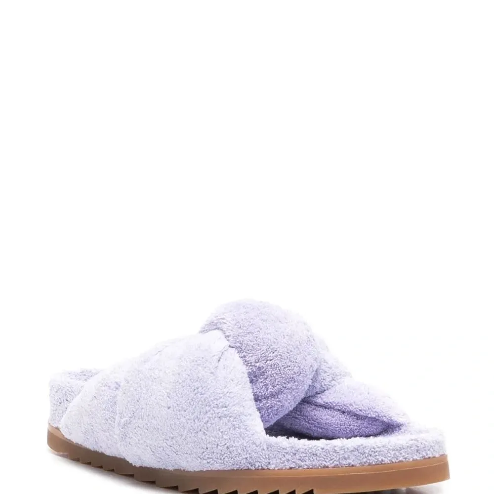 Махровые сандалии