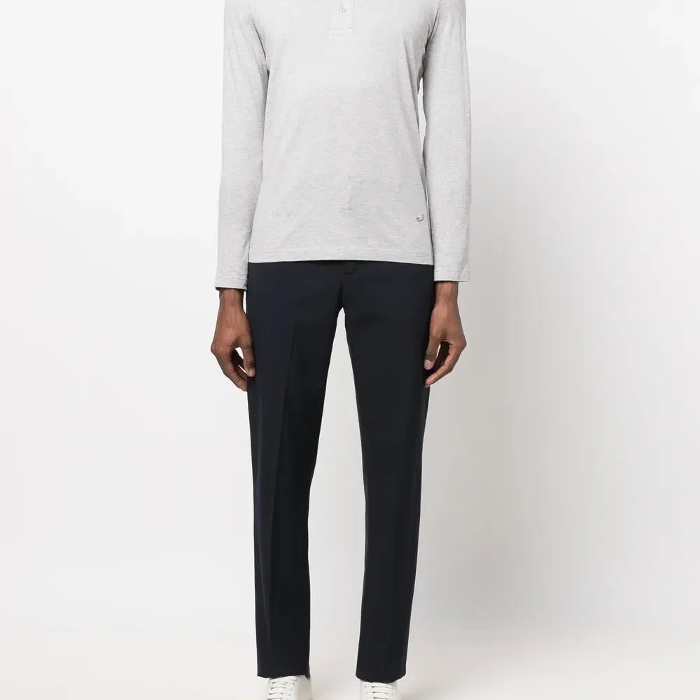 толстовка с воротником поло