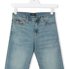 Джинсовые шорты с нашивкой-логотипом