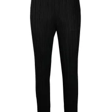 Прямые брюки с эластичным поясом