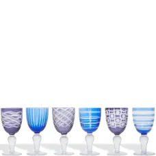 Набор Cobalt из шести бокалов для вина Набор Cobalt из шести бокалов для вина