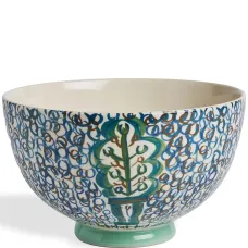 Japanese Kimonos stoneware bowl