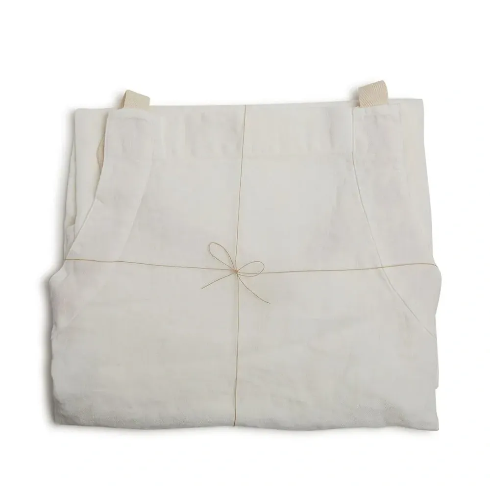 Длинный льняной фартук