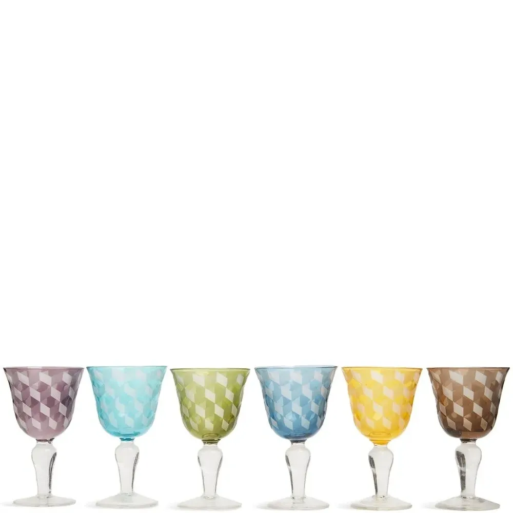 Набор Blocks из шести бокалов для вина