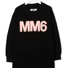 Платье-толстовка с логотипом