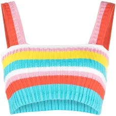 Укороченный топ The Emily в рубчик