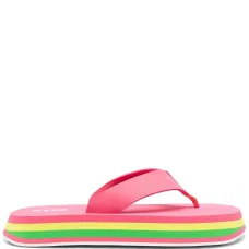 Массивные шлепанцы с Т-образным ремешком