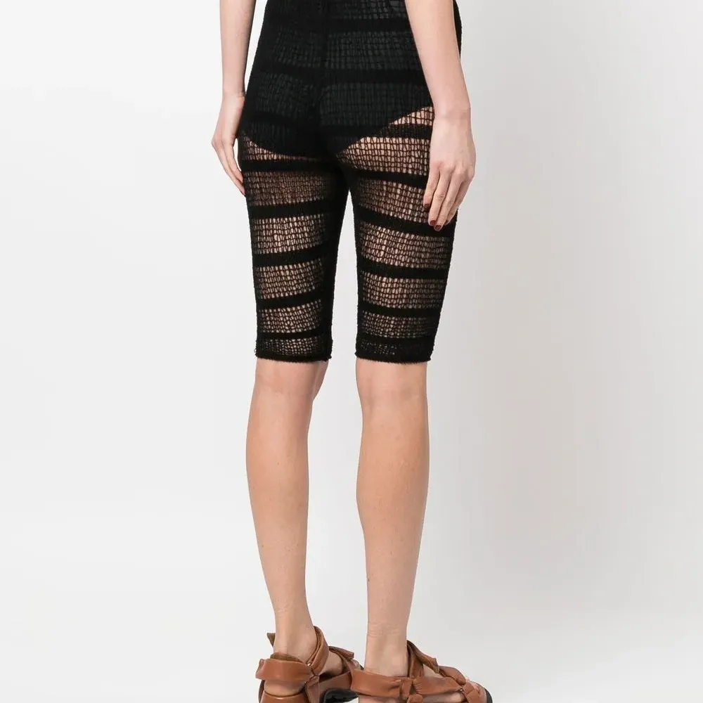 Облегающие шорты рыхлой вязки