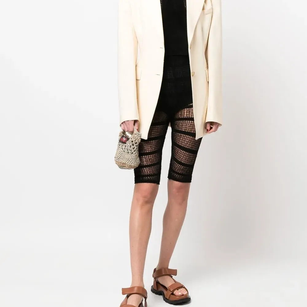 Облегающие шорты рыхлой вязки