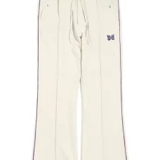 Брюки с контрастной окантовкой и вышивкой Брюки с контрастной окантовкой и вышивкой