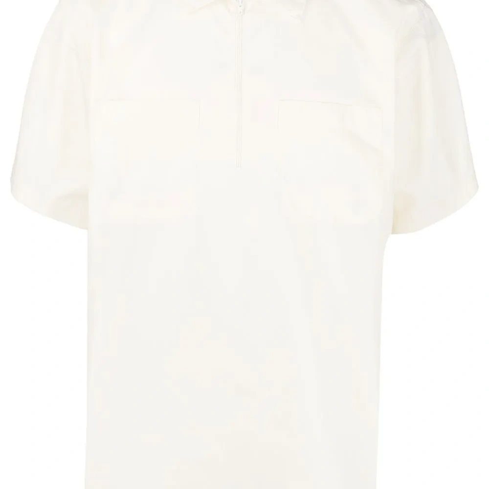 Рубашка с воротником на молнии