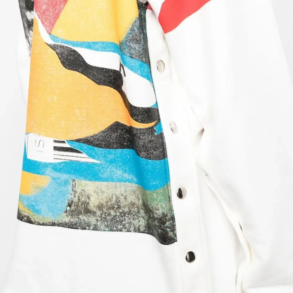 Толстовка с графичным принтом