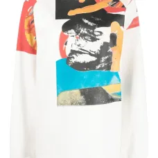 Толстовка с графичным принтом