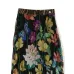 Юбка с цветочным принтом и складками