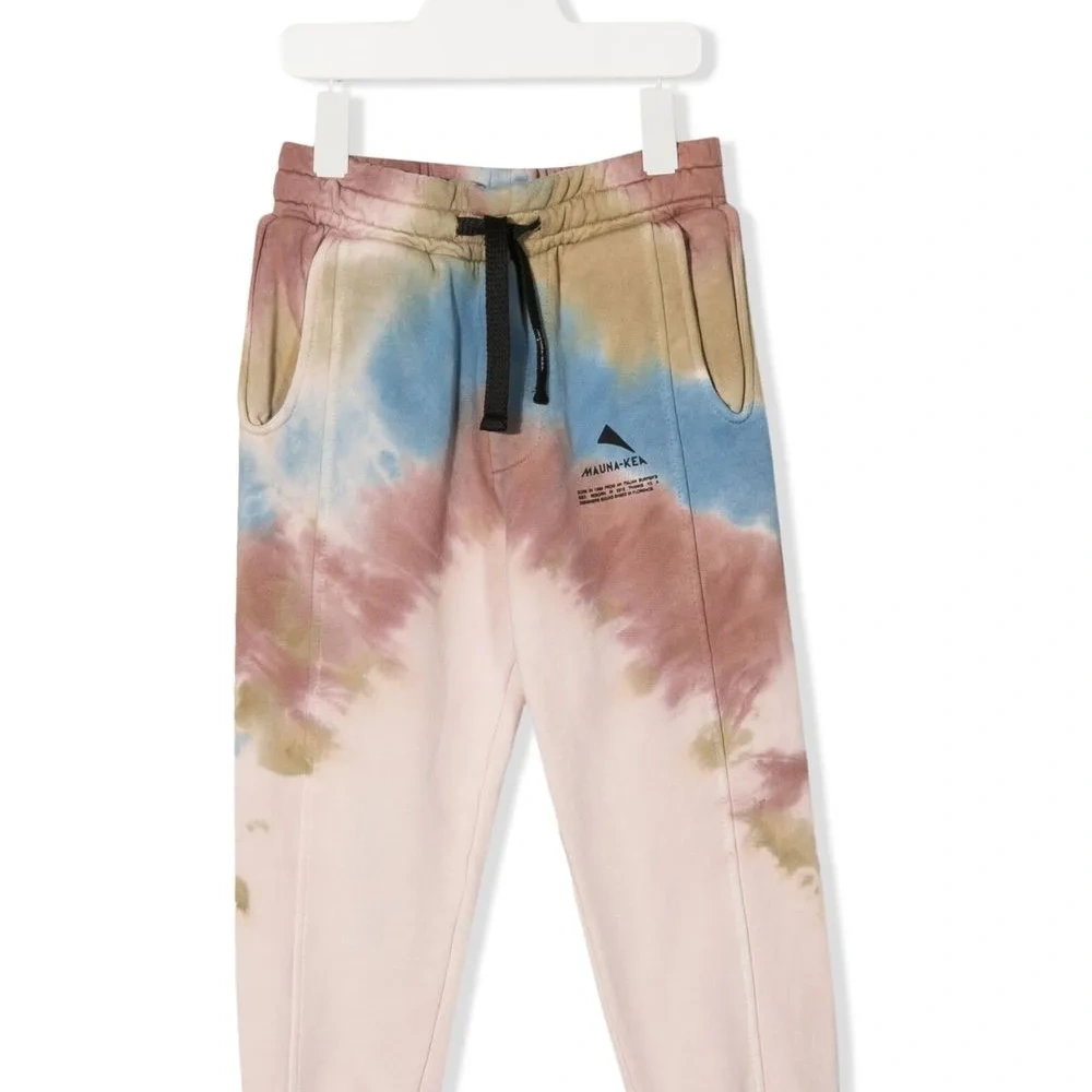 Зауженные джоггеры с принтом тай-дай