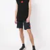 Шорты с кулиской и нашивкой-логотипом