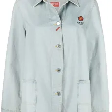 Джинсовая куртка с вышитым логотипом из коллаборации с Nigo