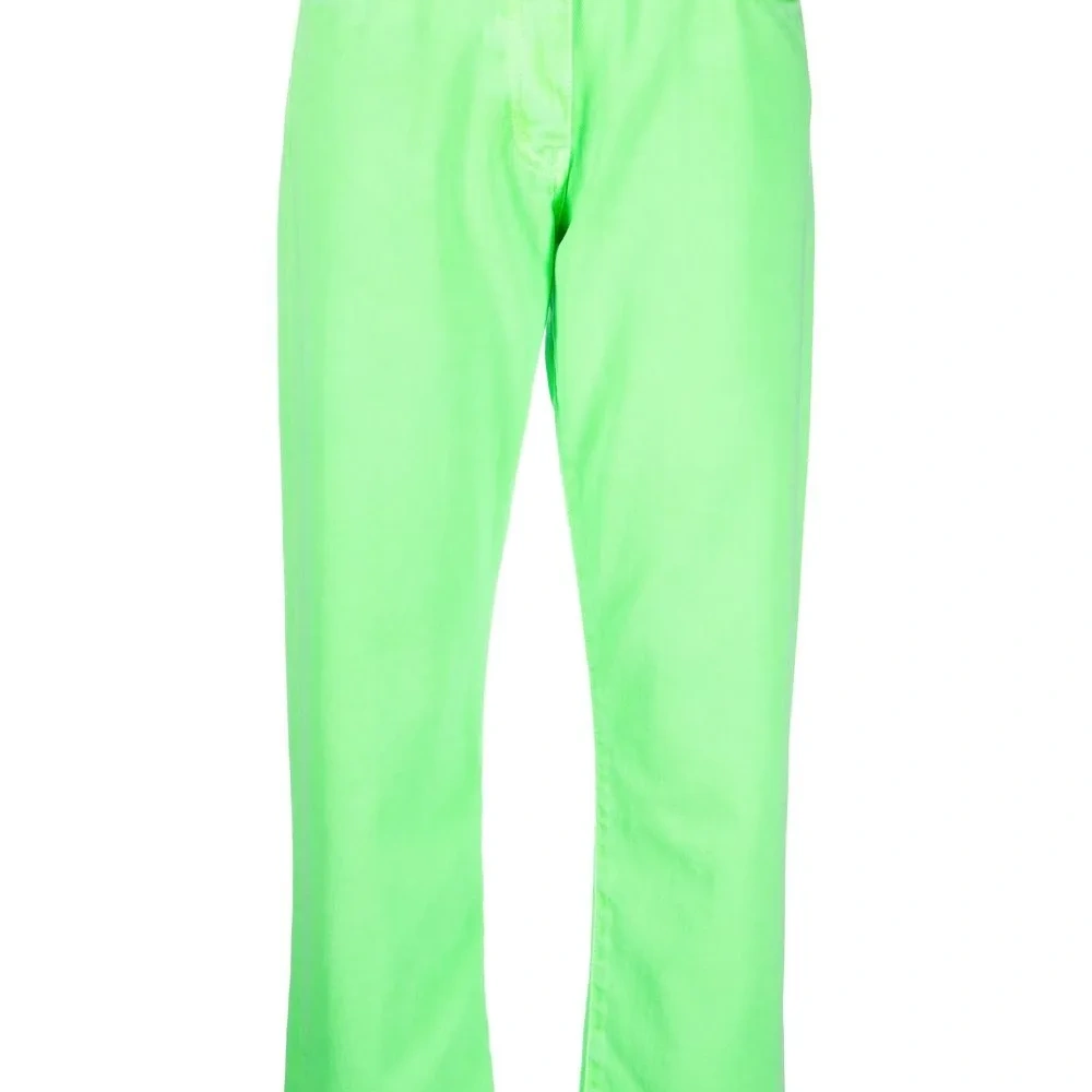 Укороченные брюки с карманами