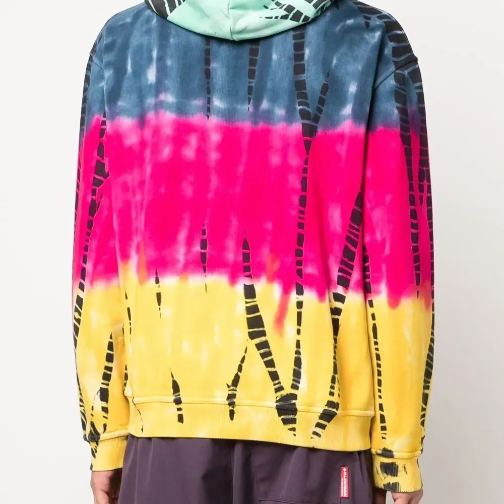 Худи с принтом тай-дай