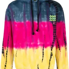 Худи с принтом тай-дай