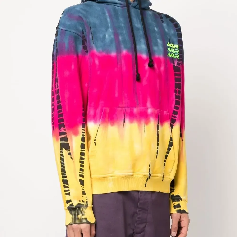 Худи с принтом тай-дай