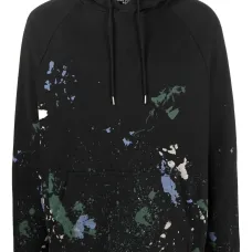 Худи с эффектом разбрызганной краски