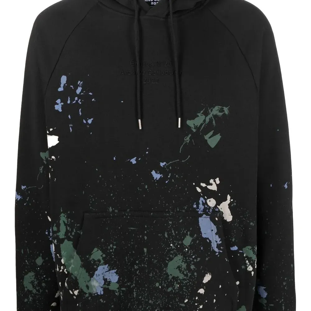 Худи с эффектом разбрызганной краски