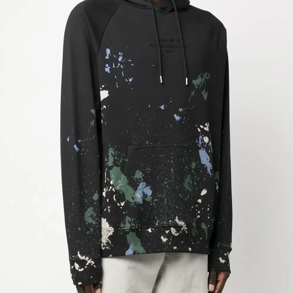 Худи с эффектом разбрызганной краски