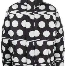 Пуховик Polaris с графичным принтом