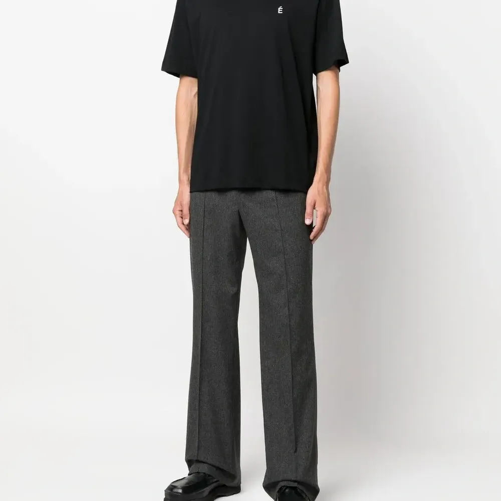 Футболка оверсайз с вышитым логотипом