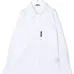 Рубашка с длинными рукавами и нашивкой-логотипом