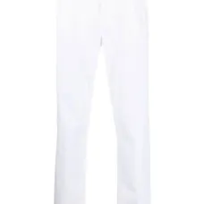 Прямые брюки со складками