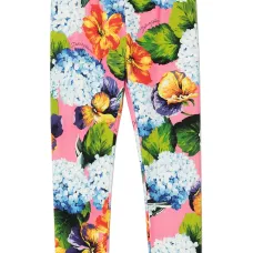 Легинсы с цветочным принтом
