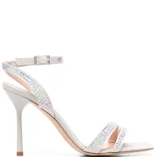 Босоножки с кристаллами