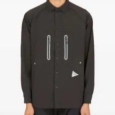 Рубашка с карманом на молнии