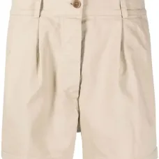 Широкие шорты с завышенной талией