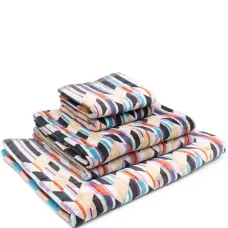 Комплект Brody из пяти полотенец с геометричным принтом Комплект Brody из пяти полотенец с геометричным принтом